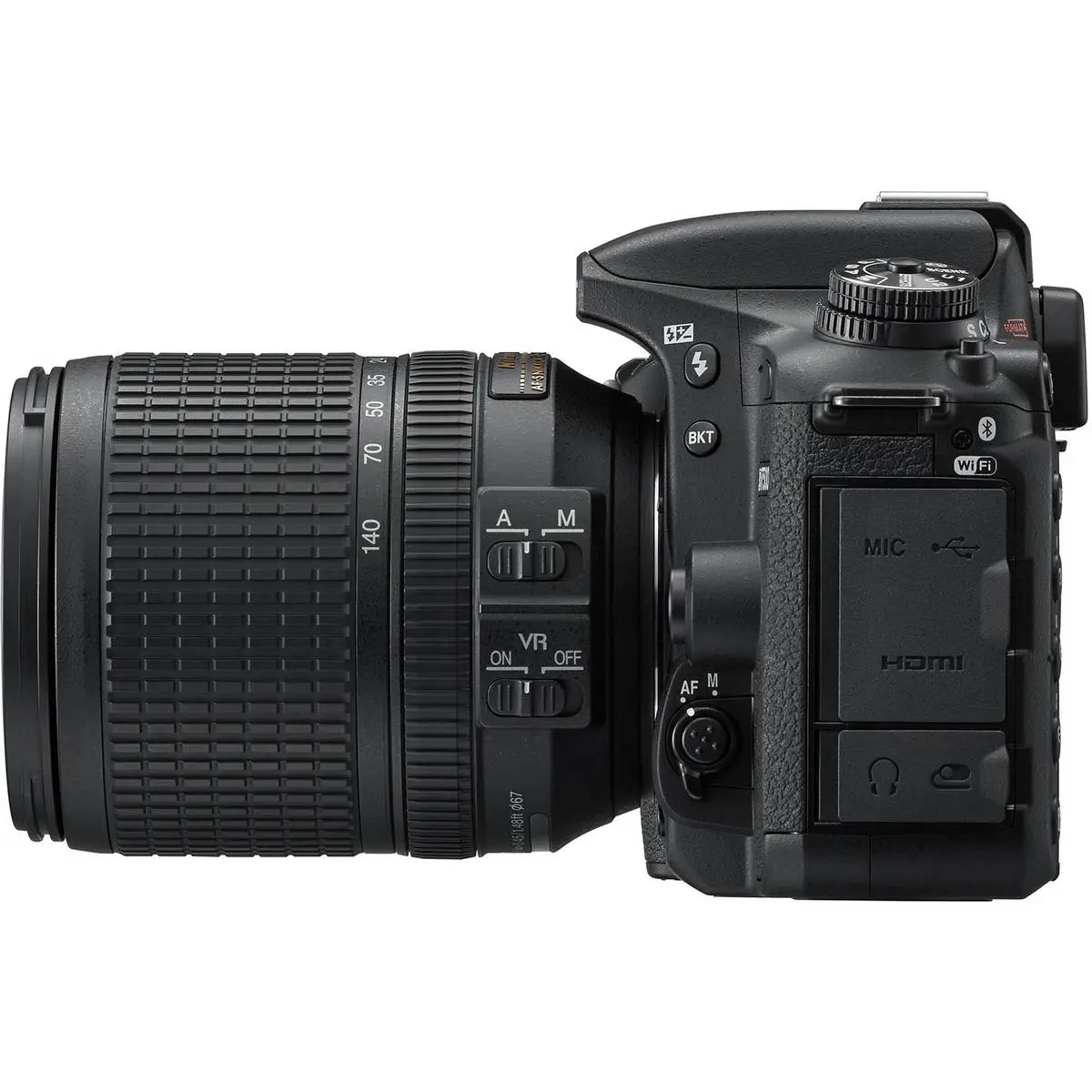 6. Nikon D7500 18-140 kit 20.9MP 4K UltraHD Digital SLR Camera
