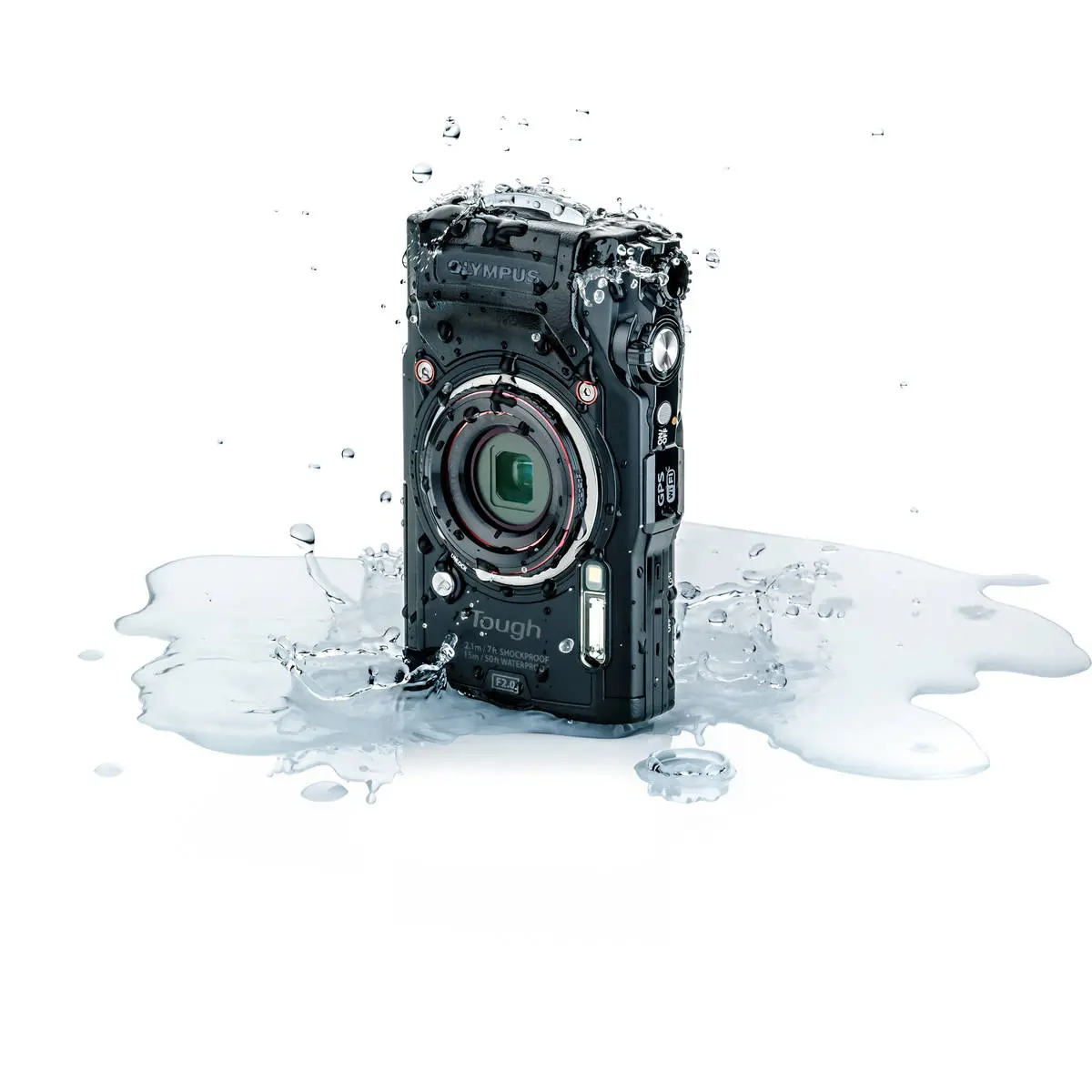 1. Olympus Tough TG-6 Black 15m Waterproof 12MP F2.0 Camera