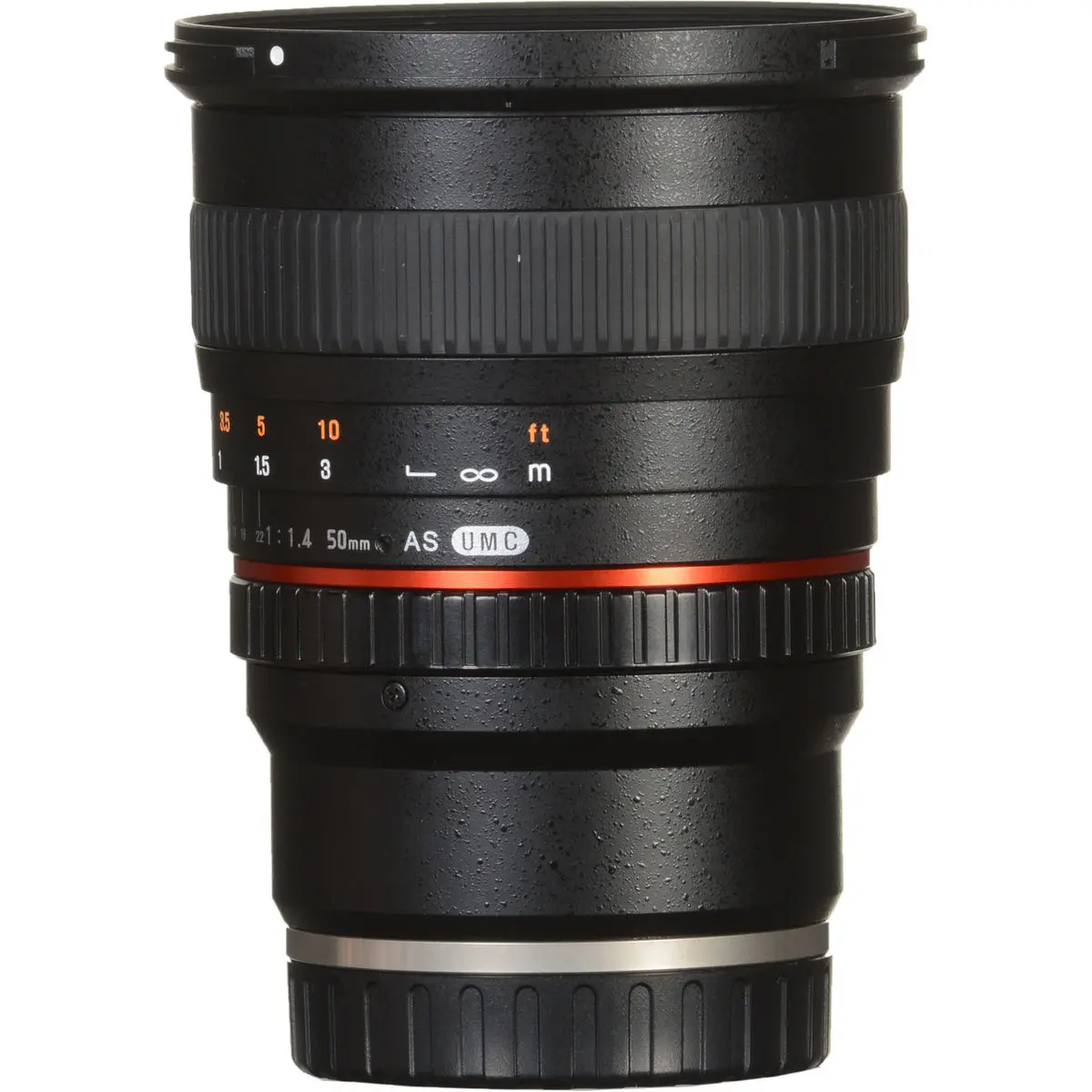 5. Samyang 50 mm f/1.4 AS UMC (Sony E) Lens