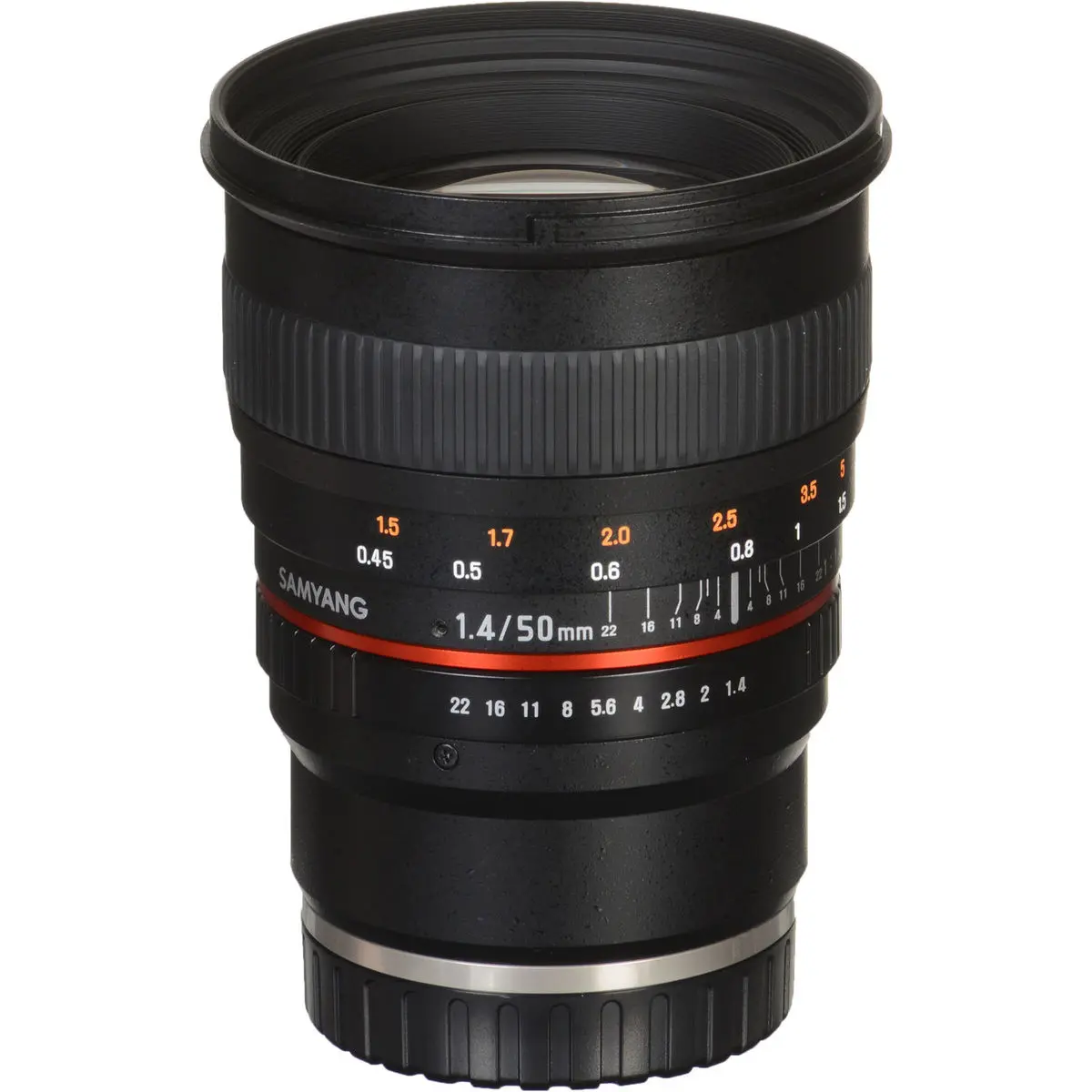 8. Samyang 50 mm f/1.4 AS UMC (Sony E) Lens