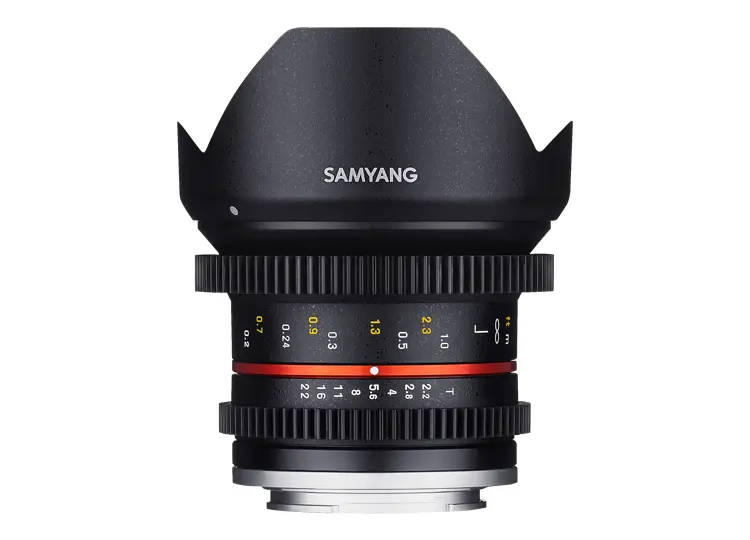 2. Samyang 12mm T2.2 Cine NCS CS (Fuji X) Lens