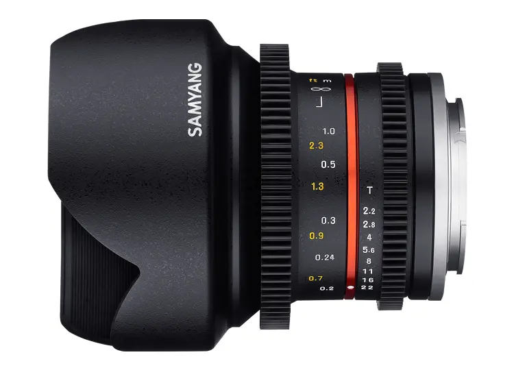 3. Samyang 12mm T2.2 Cine NCS CS (Fuji X) Lens