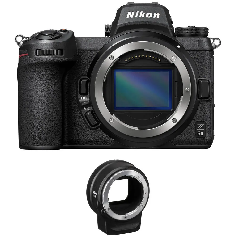 Main Image Nikon Z6 II Body with FTZ adapter
