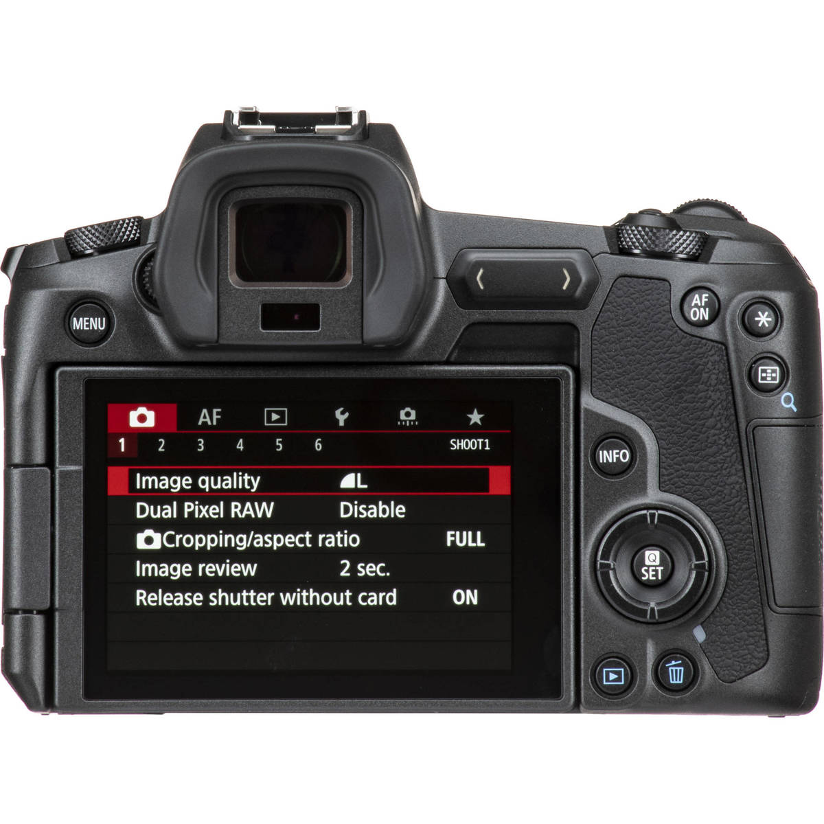 5. Canon EOS R Body (with adapter)
