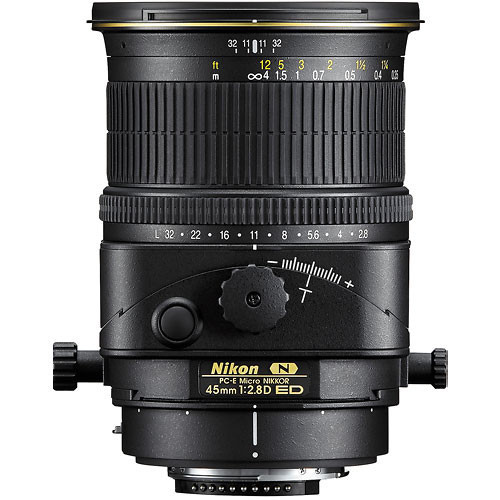 1. Nikon PC-E Micro Nikkor 45mm f/2.8D ED
