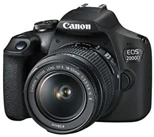 5. Canon EOS 2000D Kit (18-55 DC III) Camera