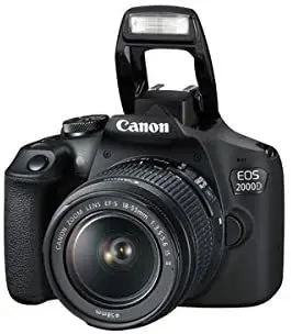 6. Canon EOS 2000D Kit (18-55 DC III) Camera