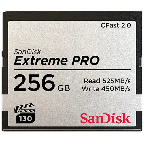 Sandisk Extreme Pro 256GB CFast 2.0 525mb/s