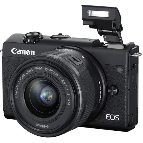 5. Canon EOS M200 kit (15-45) Black Camera