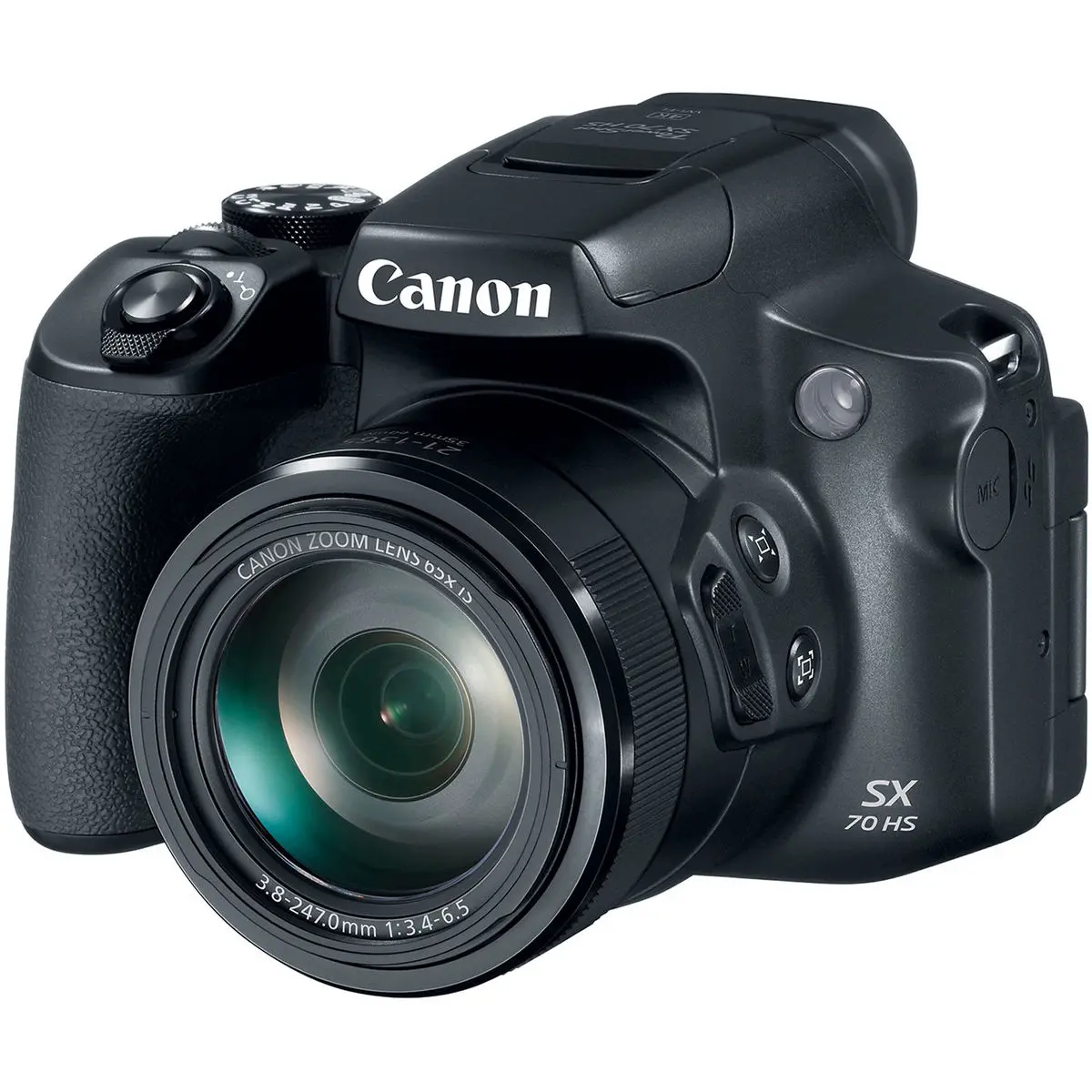 1. Canon PowerShot SX70 HS Black Camera