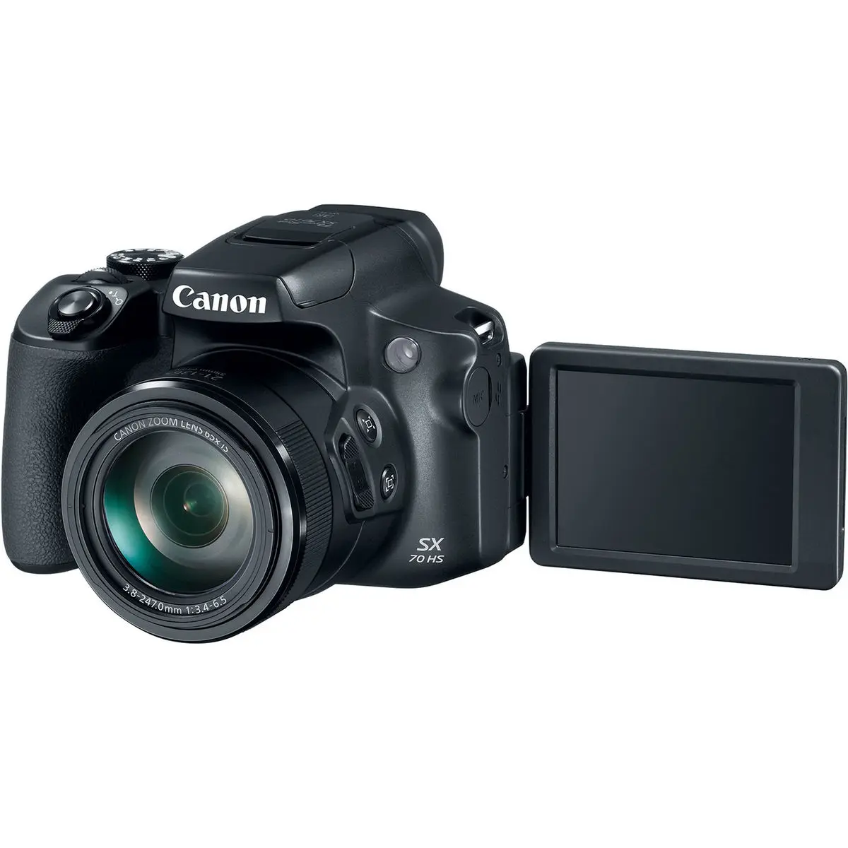 3. Canon PowerShot SX70 HS Black Camera
