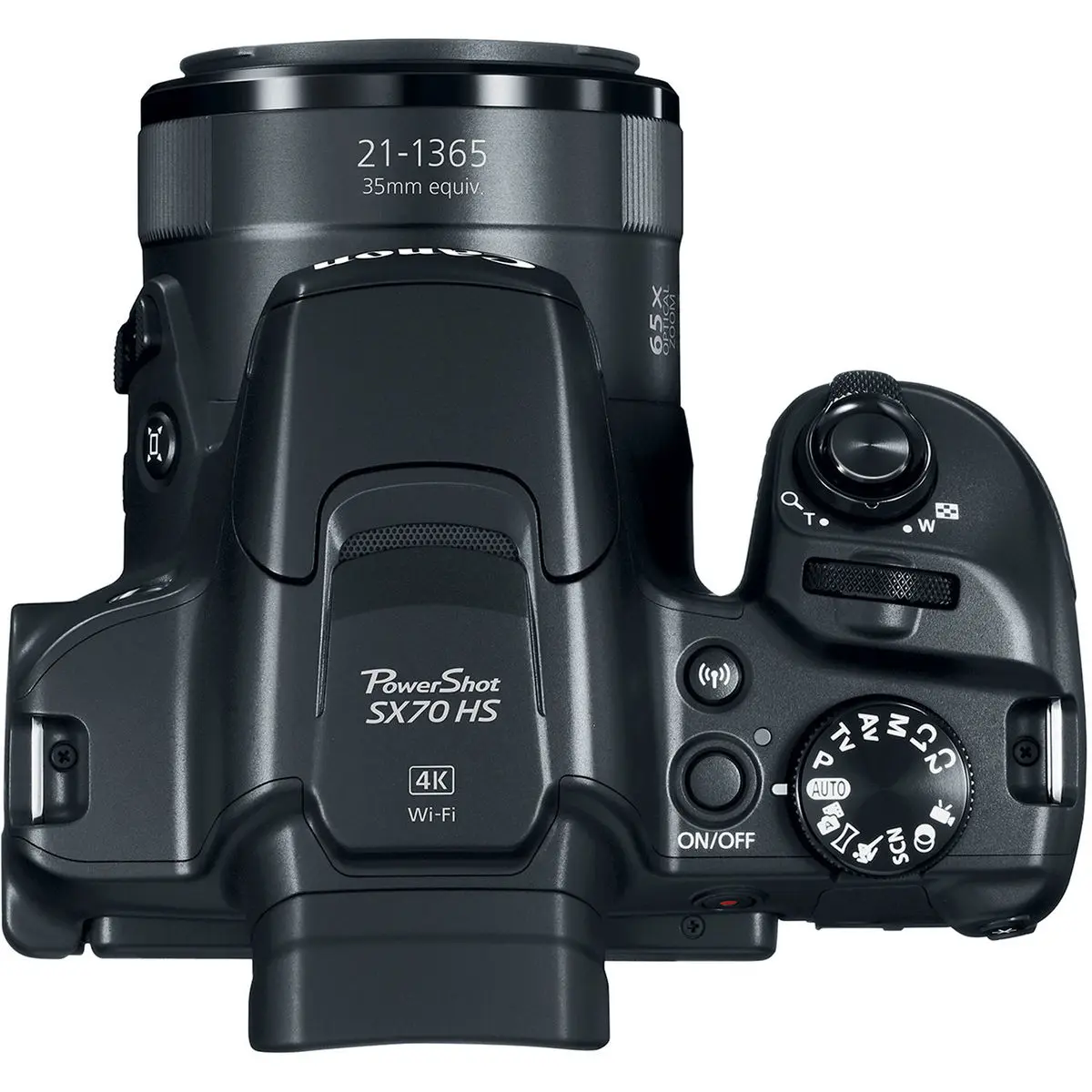 5. Canon PowerShot SX70 HS Black Camera