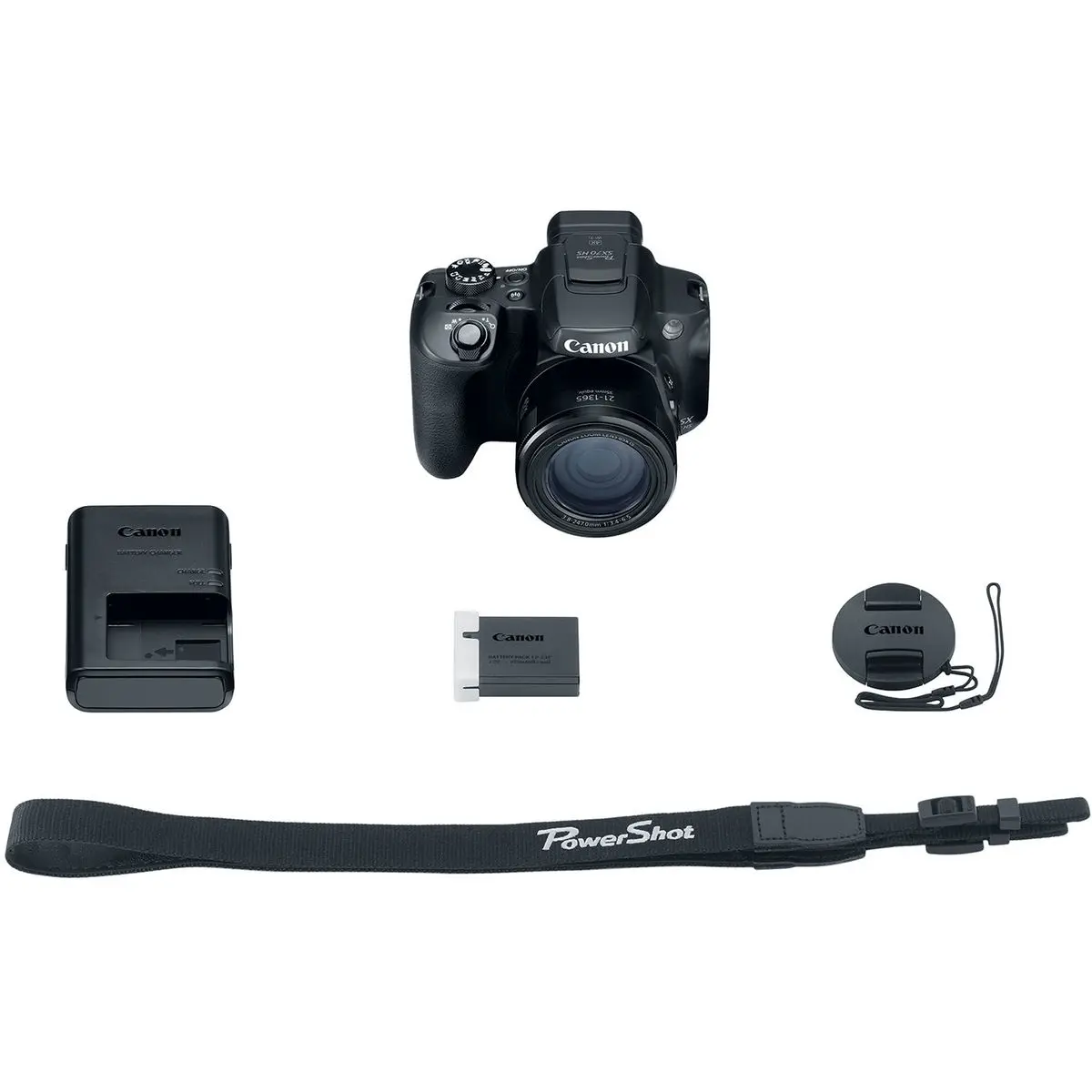 7. Canon PowerShot SX70 HS Black Camera