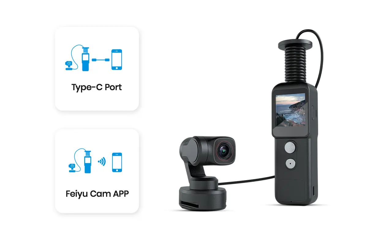 3. Feiyu Pocket 2S Stabilized Handheld Camera