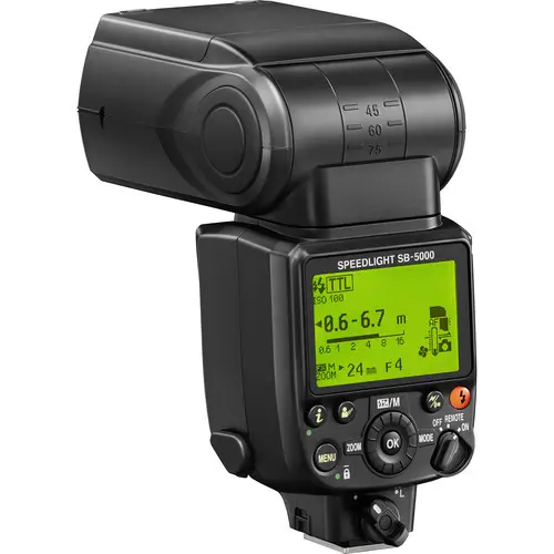 2. Nikon SB-5000 AF Speedlight Radio Control Advanced Wireless Lighting