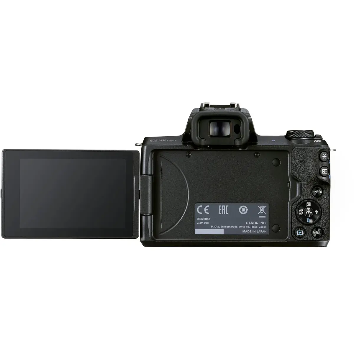 2. Canon EOS M50 MK II kit (18-150) Black