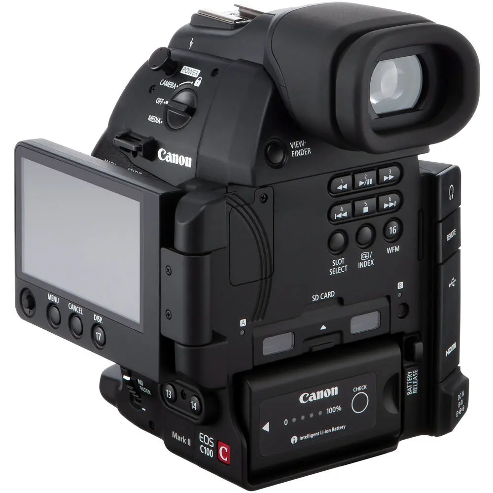 10. Canon EOS C100 MK II Cinema Camera body (EF) Camcorder