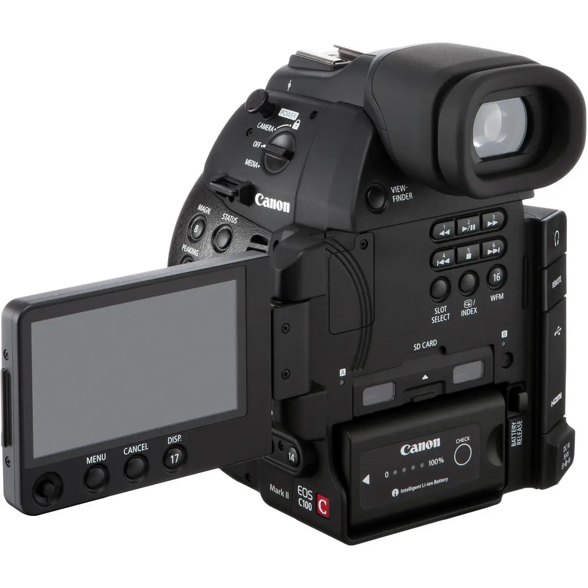 11. Canon EOS C100 MK II Cinema Camera body (EF) Camcorder
