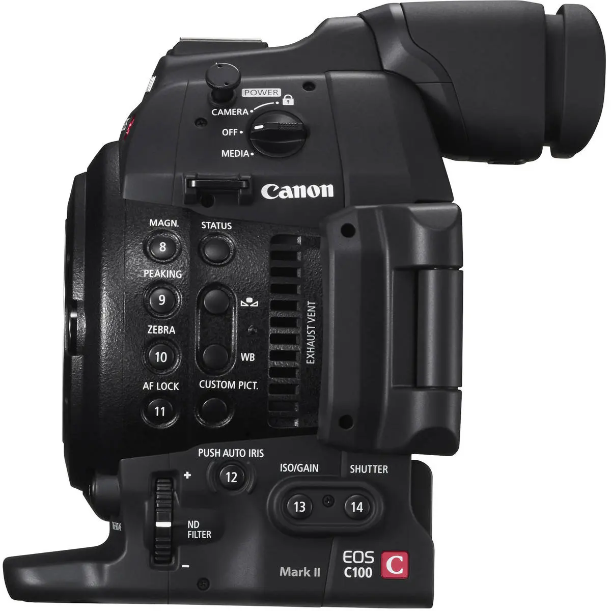 5. Canon EOS C100 MK II Cinema Camera body (EF) Camcorder