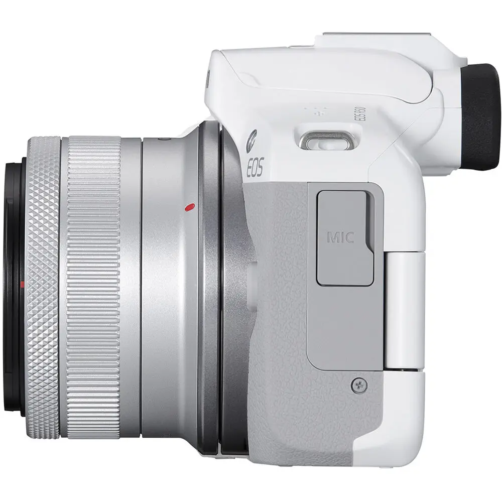 3. Canon EOS R50 kit (18-45) White (no adapter)