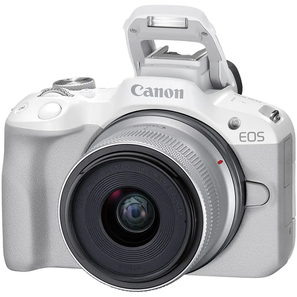 6. Canon EOS R50 kit (18-45) White (no adapter)