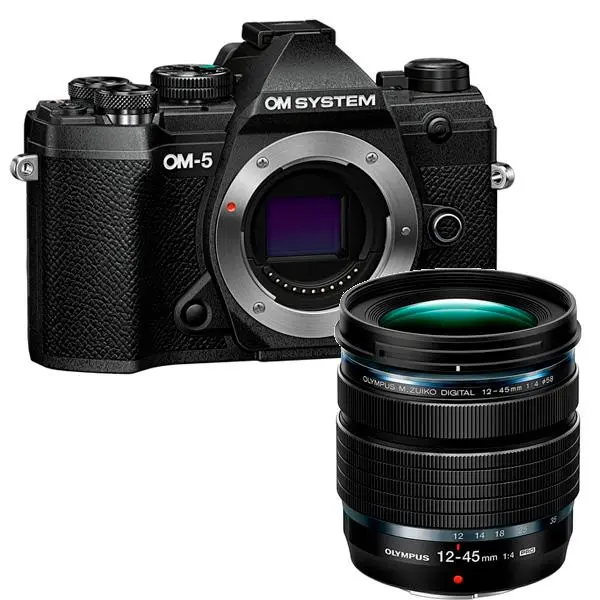 Main Image OM System OM-5 Kit (12-45) Black