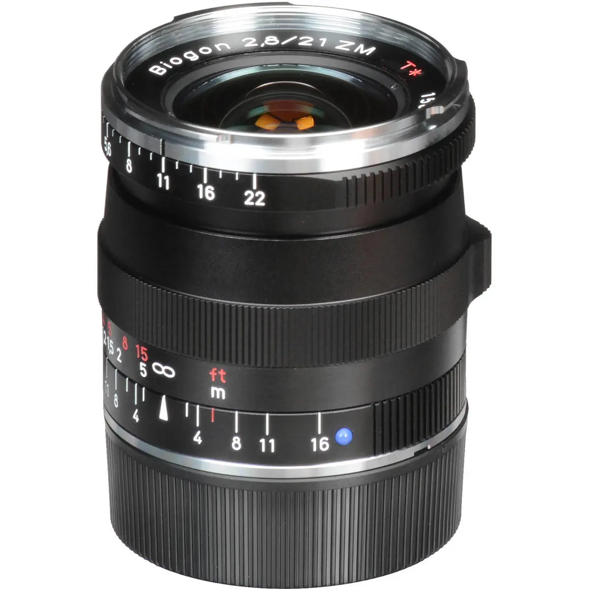 13. Carl Zeiss 21mm F/2.8 BIOGON T* ZM (Leica M) Black Lens