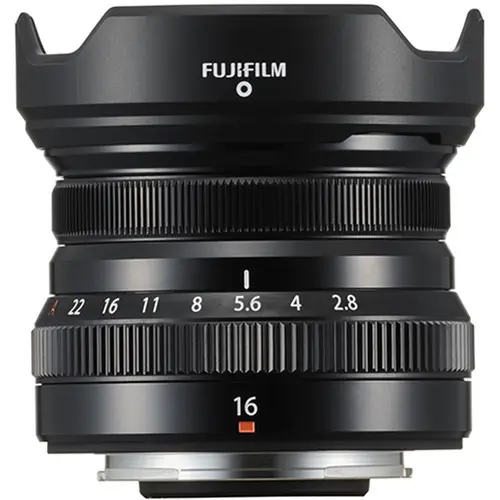 2. FUJINON XF 16mm F2.8 R WR Black Lens