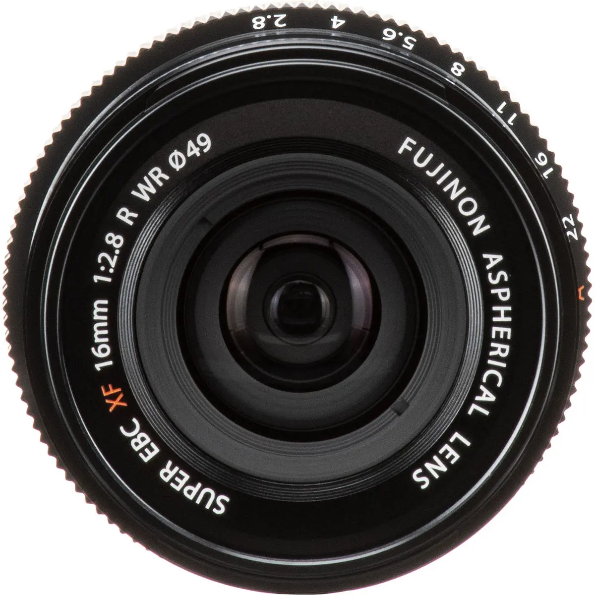 6. FUJINON XF 16mm F2.8 R WR Black Lens