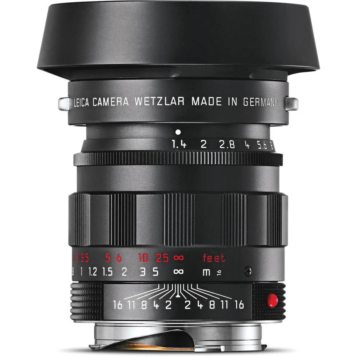 1. LEICA SUMMILUX-M 50 mm f/1.4 ASPH Black Chrome Lens