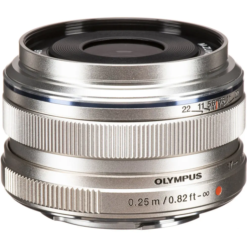 Olympus M.ZUIKO DIGITAL ED 17mm f1.8 (Silver) Lens