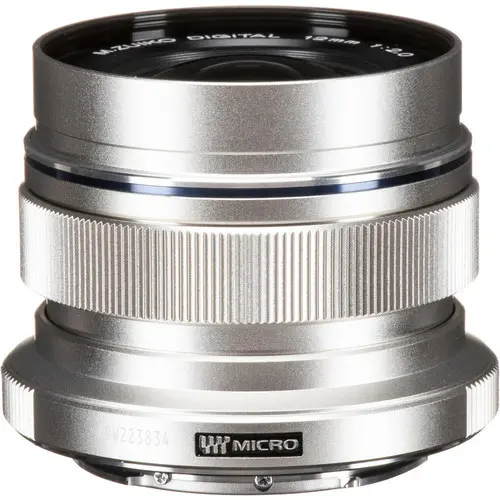 2. Olympus M.ZUIKO DIGITAL ED 12mm f2.0 SILVER Lens