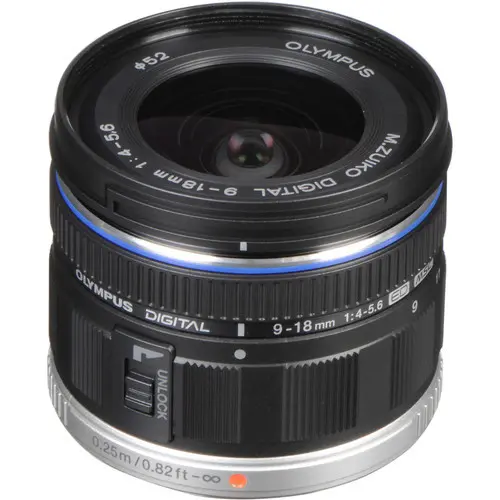 Olympus M.ZUIKO DIGITAL ED 9-18mm F4.0-5.6 Lens
