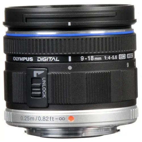 2. Olympus M.ZUIKO DIGITAL ED 9-18mm F4.0-5.6 Lens