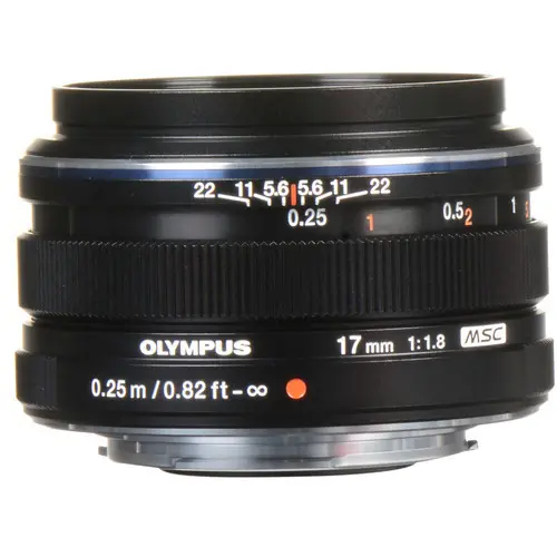 2. Olympus M.ZUIKO DIGITAL ED 17mm f1.8 (Black) Lens