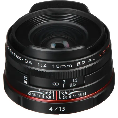 Main Image Pentax SMC PENTAX-DA 15mm F4 ED AL Limted Lens