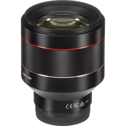 12. Samyang AF 85mm F1.4 FE (Sony E) Lens