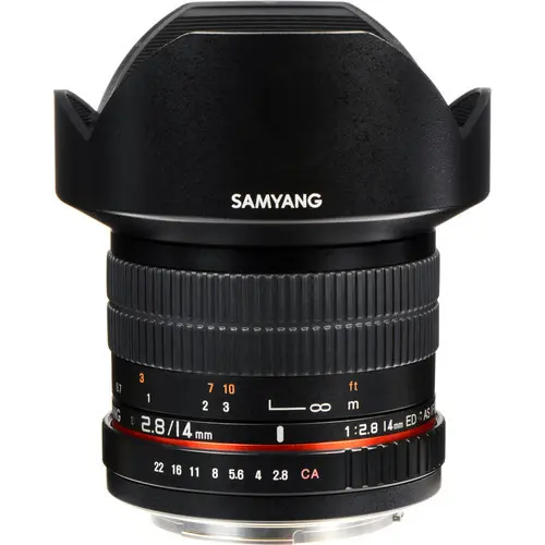 1. Samyang 14mm f/2.8 IF ED UMC Aspherical for Canon