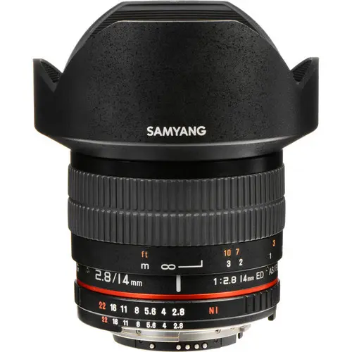2. Samyang AE 14mm f/2.8 ED AS IF UMC Aspherical for Nikon