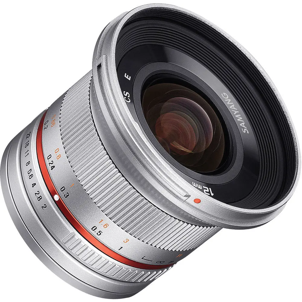 1. Samyang 12mm f/2.0 NCS CS Silver (Sony E) Lens