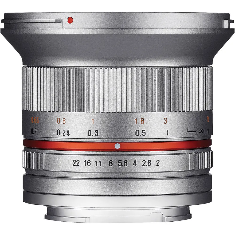 2. Samyang 12mm f/2.0 NCS CS Silver (Sony E) Lens