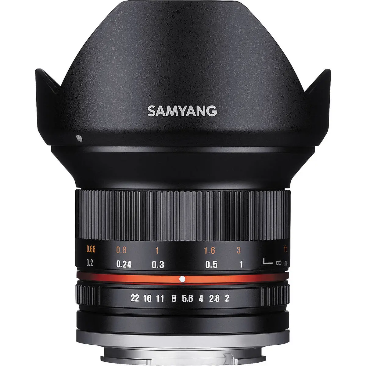 2. Samyang 12mm f/2.0 NCS CS Black (M4/3) Lens