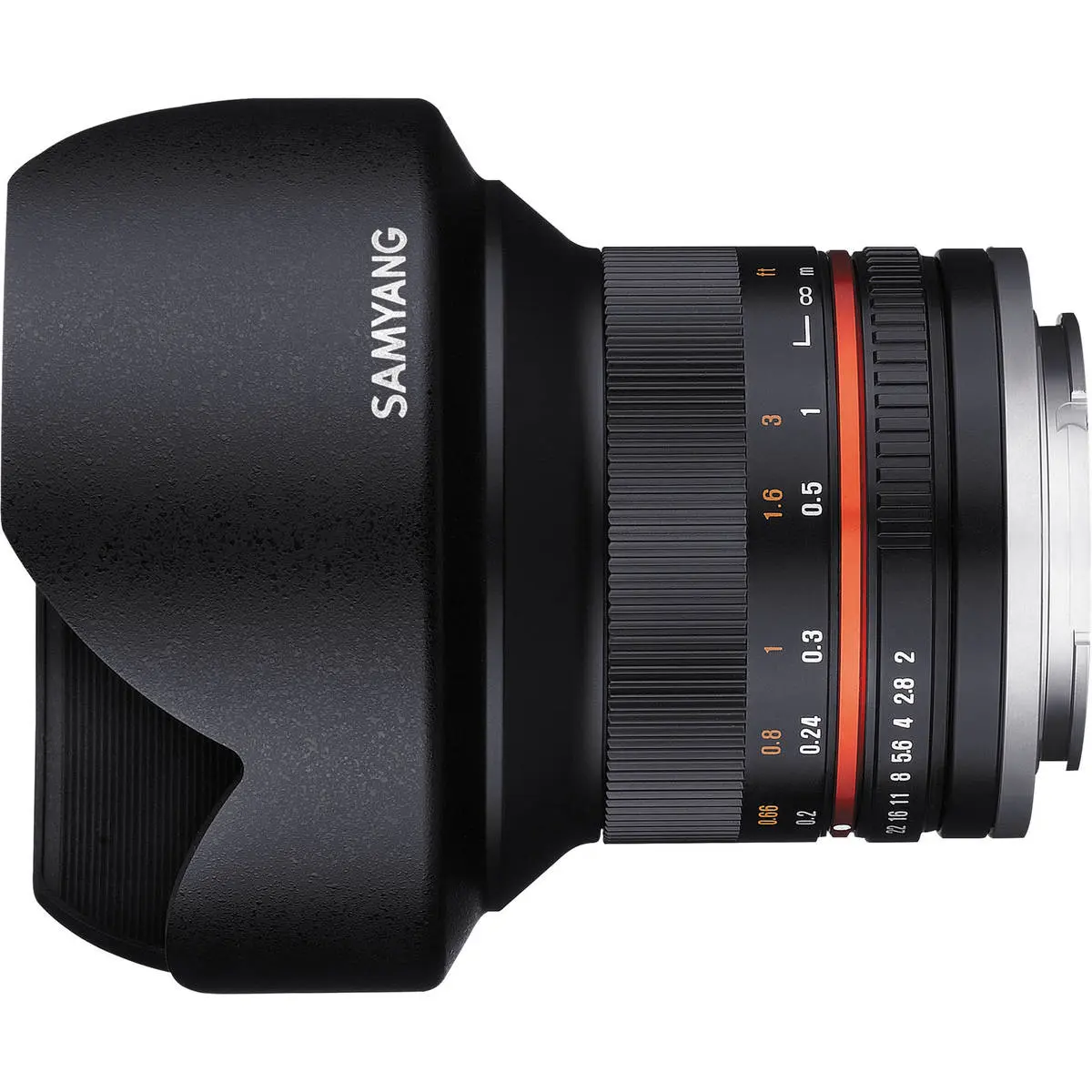 3. Samyang 12mm f/2.0 NCS CS Black (M4/3) Lens