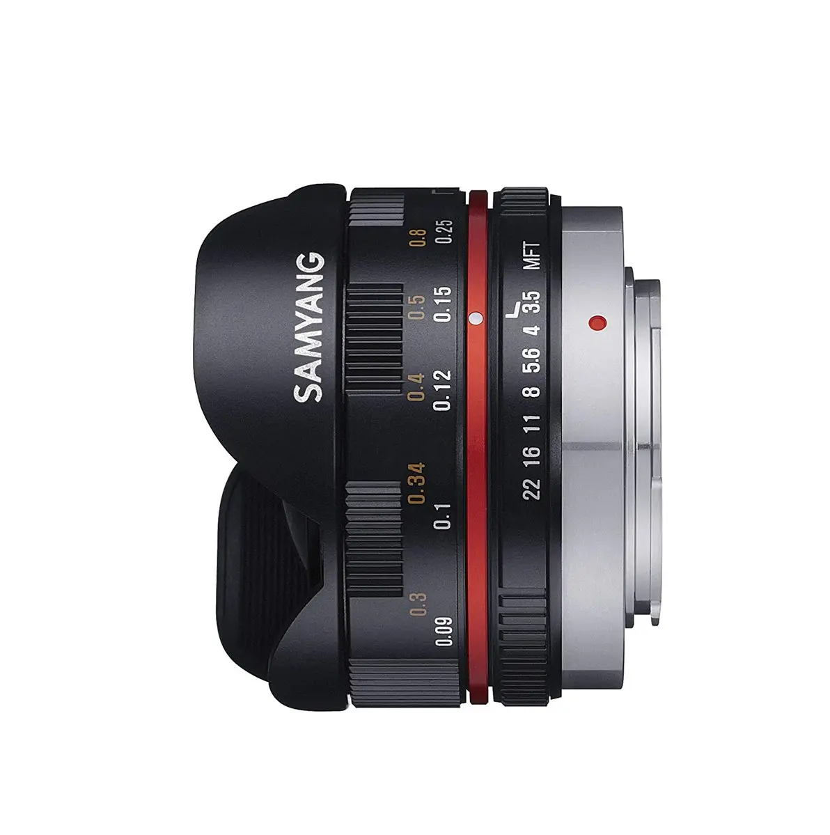 4. Samyang 7.5mm T3.8 Cine UMC Fish-eye Silver (M4/3) Lens