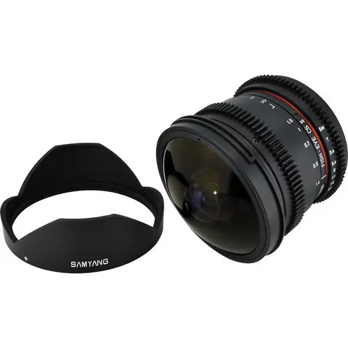 3. Samyang 8mm T3.8 Asph IF MC Fisheye CS II (Sony-E) Lens