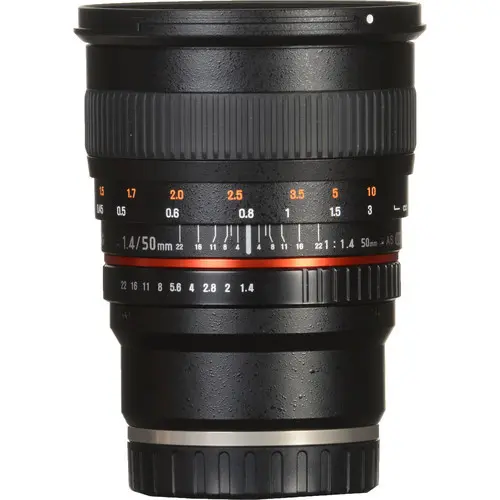 3. Samyang 50 mm f/1.4 AS UMC (Sony A) Lens