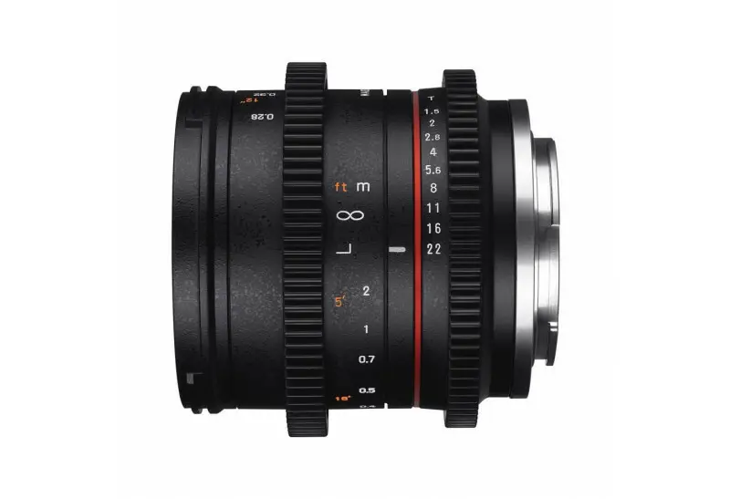1. Samyang 21mm T1.5 ED AS UMC CS (Canon M) Lens
