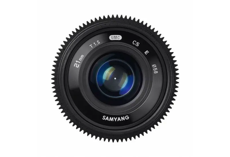 4. Samyang 21mm T1.5 ED AS UMC CS (Canon M) Lens