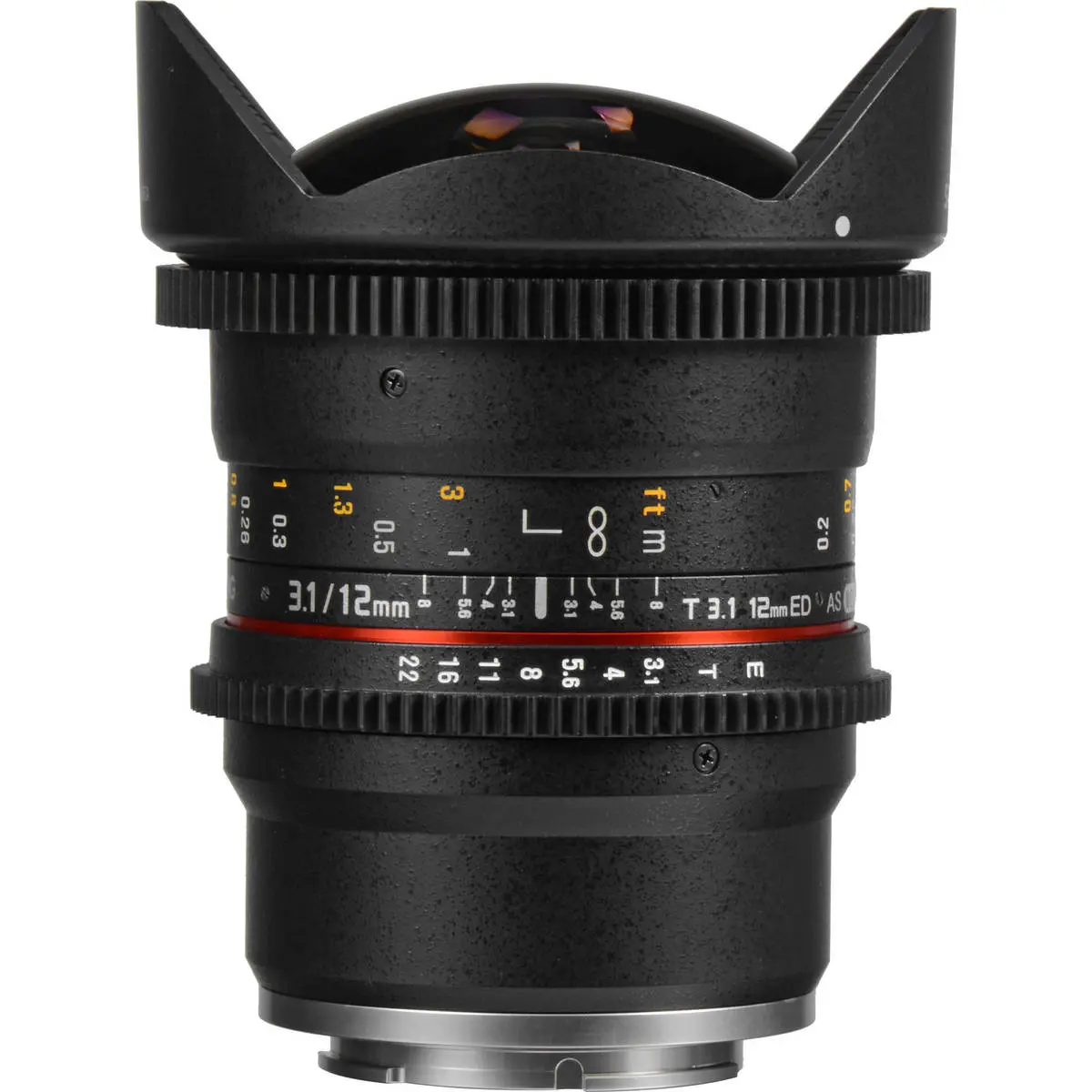 Samyang 12mm T3.1 VDSLR ED AS NCS Fisheye (Sony A) Lens