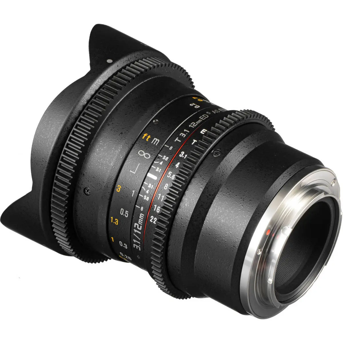 2. Samyang 12mm T3.1 VDSLR ED AS NCS Fisheye (Sony A) Lens
